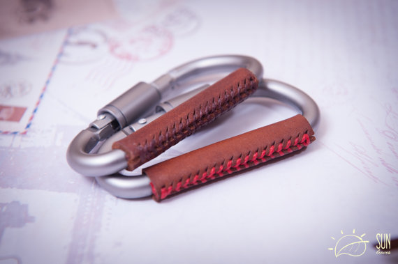 Leatherkeycarabiner,keychainleather,keyring,leathercarabiner,carabinerhook,carabinerkeyfob,snaphook,keyorganizer