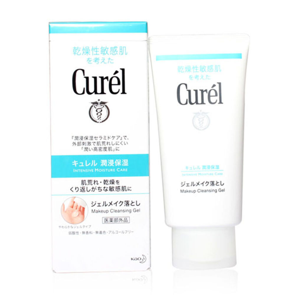 【澳门直邮】kao/花王Curel珂润润浸保湿卸妆啫喱护理130g