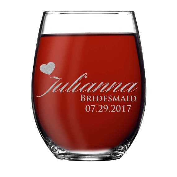bridesmaidgift,bridesmaidstemlesswineglasses,personalizedwine