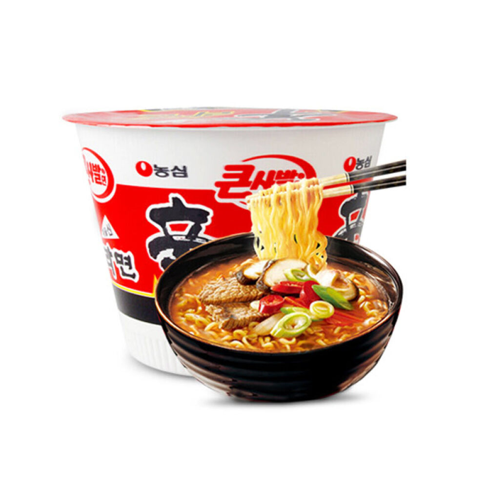 韩国进口农心辛拉面进口方便面(临保）韩国泡面辣味泡面煮面速食面干拌面非油炸(临保）牛肉汤辛拉面大碗面5碗114g*5