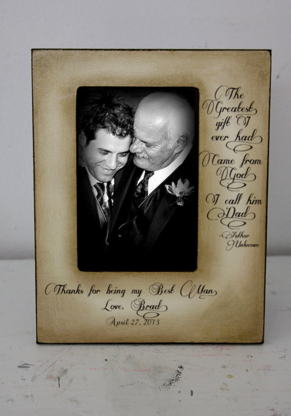 weddingdadbestmangiftdistressedvintagepicture4x6thankyouparent