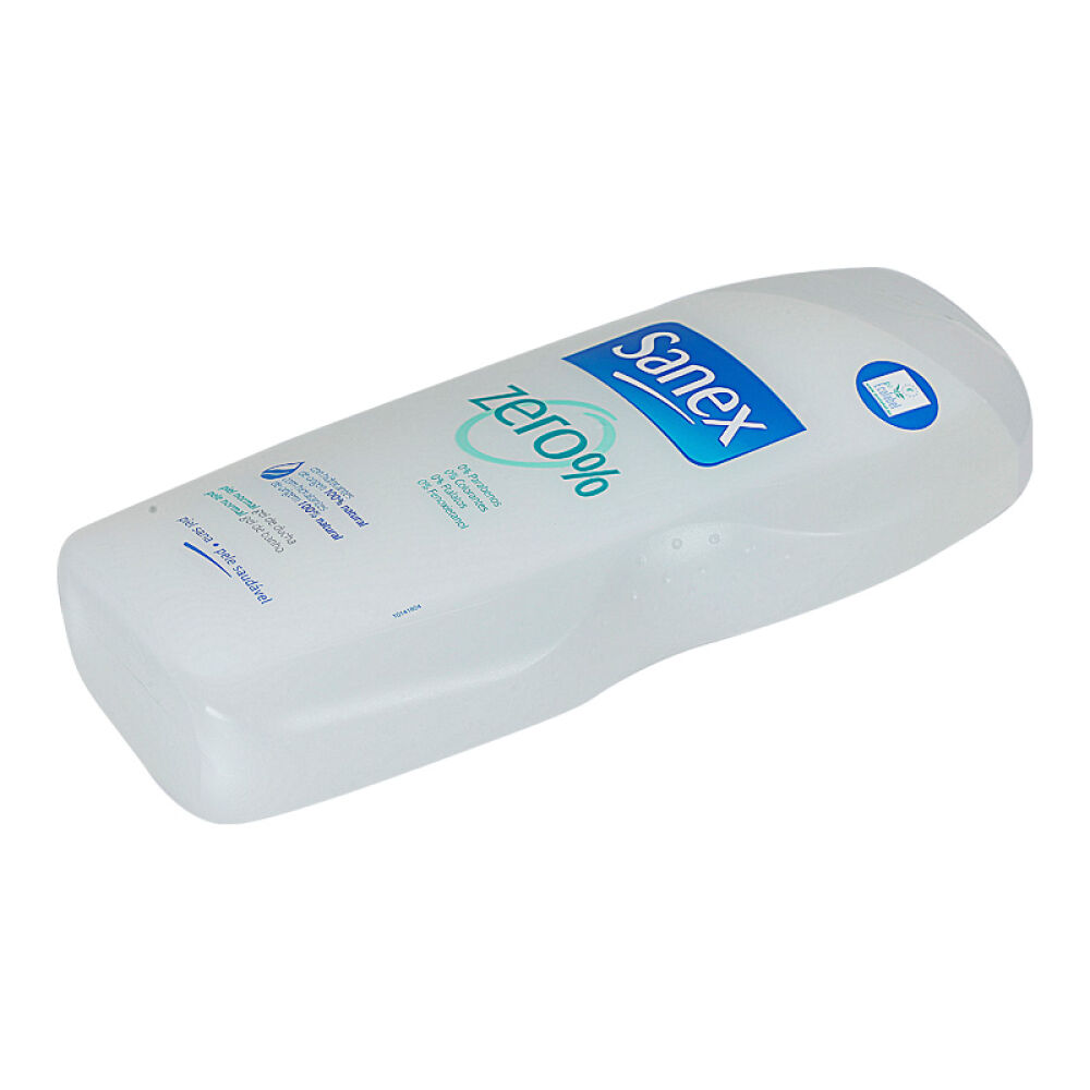 Sanex100%天然零添加无防腐剂香精温和可降解型沐浴露475ml中性肌肤适