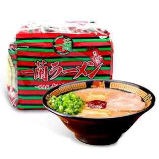 日本一兰拉面豚骨一兰拉面日本进口美食福冈限定泡面方便面速食面78g