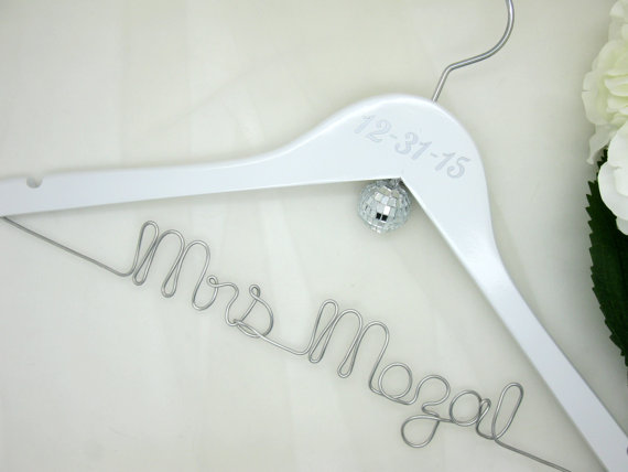 NewYearsEveWeddingPersonalizedBridalHanger