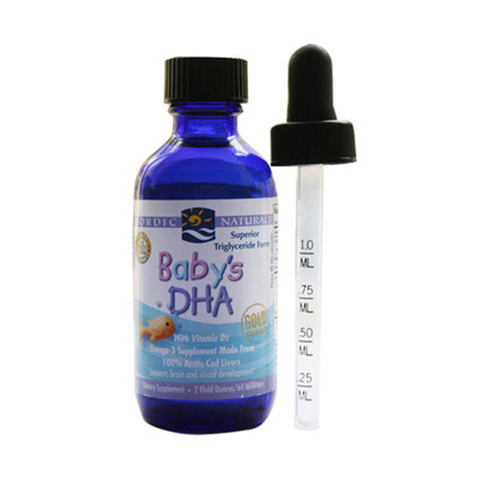 【全球购】NordicNaturals挪威小鱼婴儿DHA滴剂VD滴剂婴儿鱼油宝宝鱼油维生素+小鱼