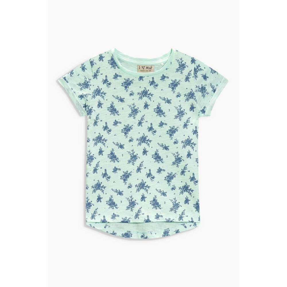 [全球购]next童装2016年夏季男孩女孩五件装短袖T恤3个月-6岁儿童T恤蓝色T恤五件装366-3284-5岁