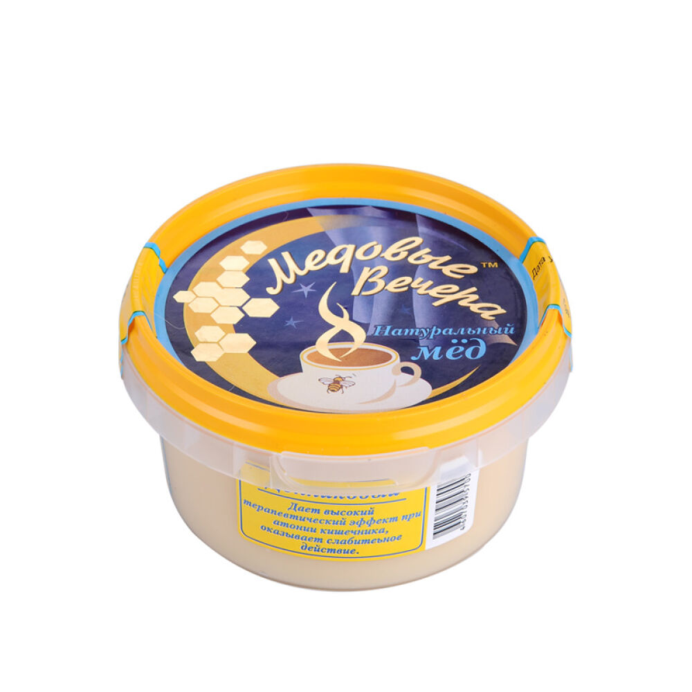 俄罗斯原装进口蜂蜜蜂蜜晚宴牌天然洋槐蜜等300g草木樨蜜(0052)