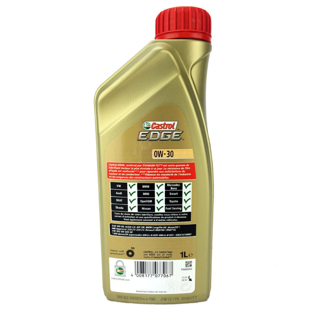 嘉实多极护钛流体技术0W-301LSN级全合成机油润滑油德国原装进口