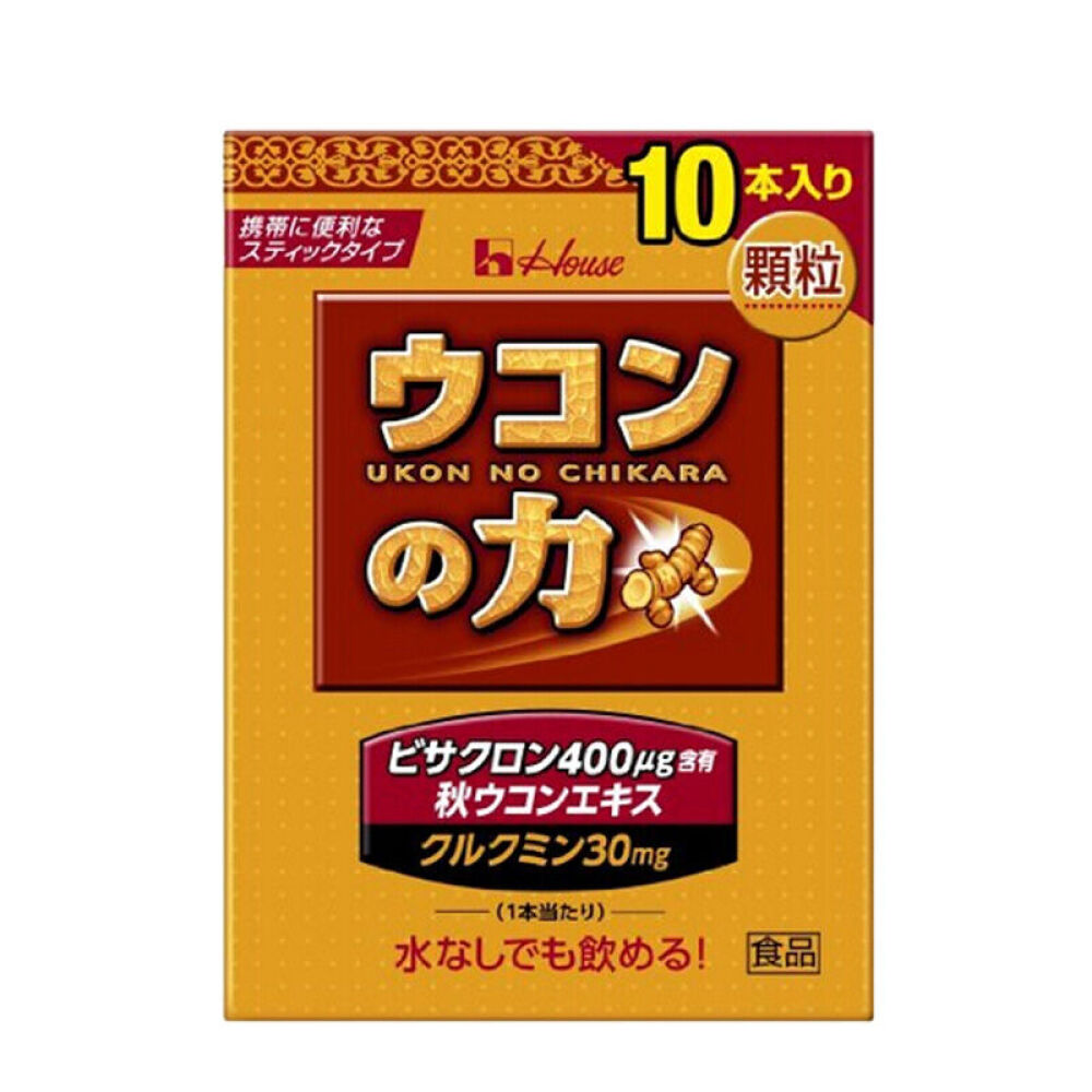 日本ems直邮house好侍姜黄素姜黄之力解酒醒酒护肝冲剂200g2盒装加强