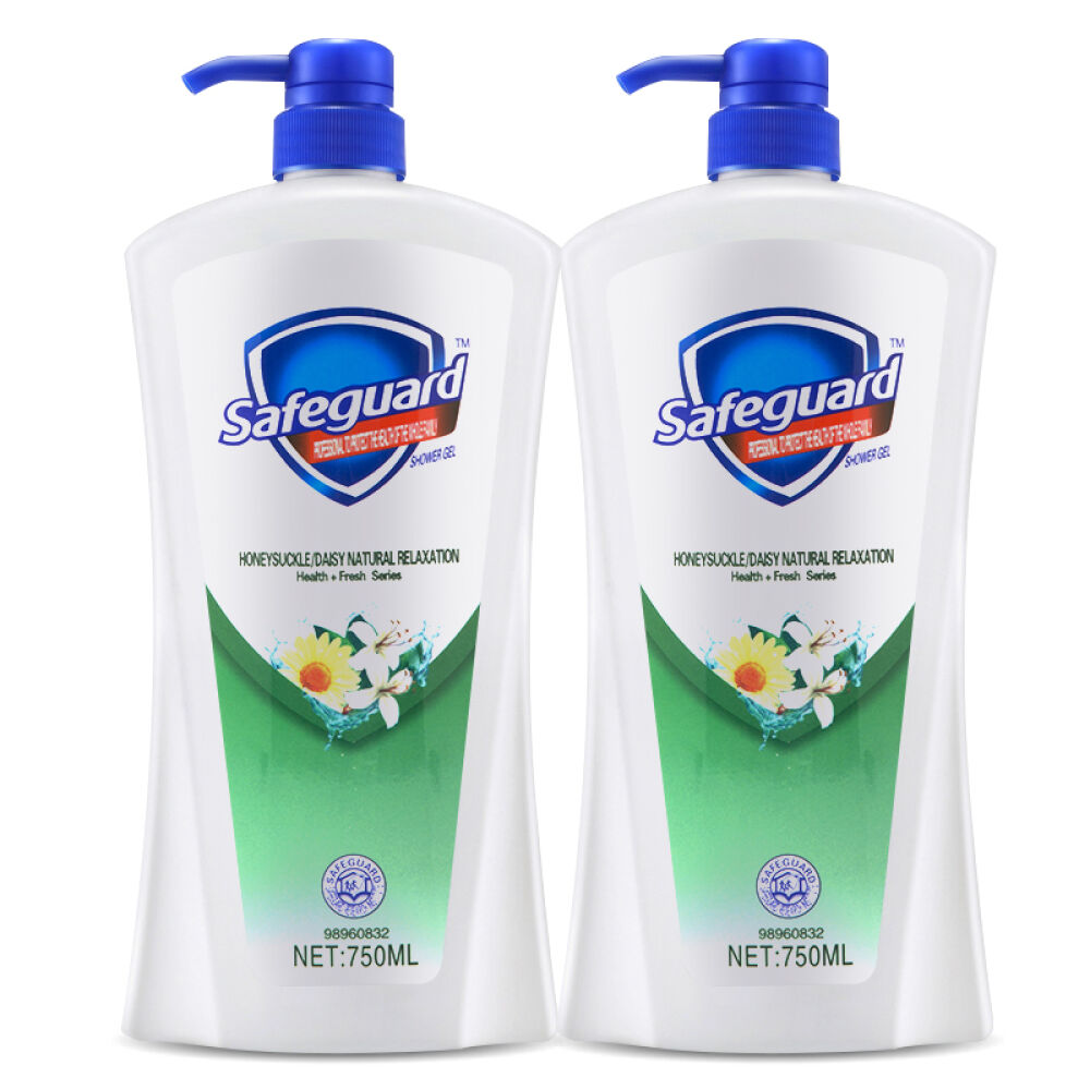 香港版舒肤佳润沐浴露750ml菊花自然爽洁2瓶
