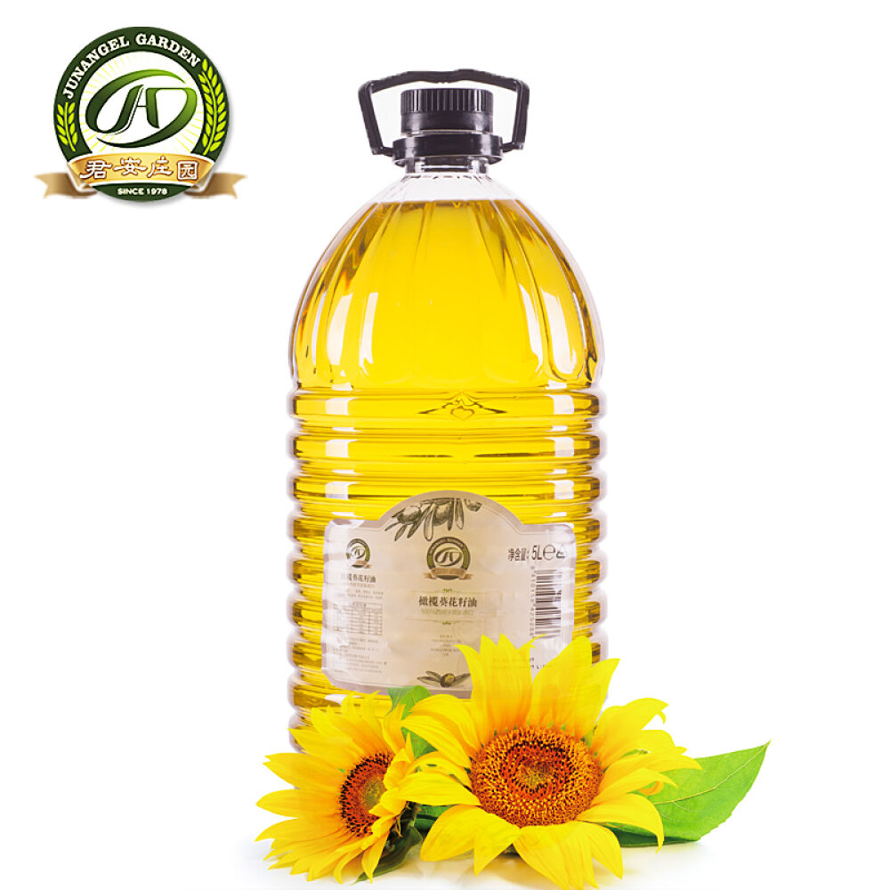 【全球购】君安庄园西班牙原装进口特级初榨橄榄油家庭烹饪食用油橄榄油橄榄葵花油5L