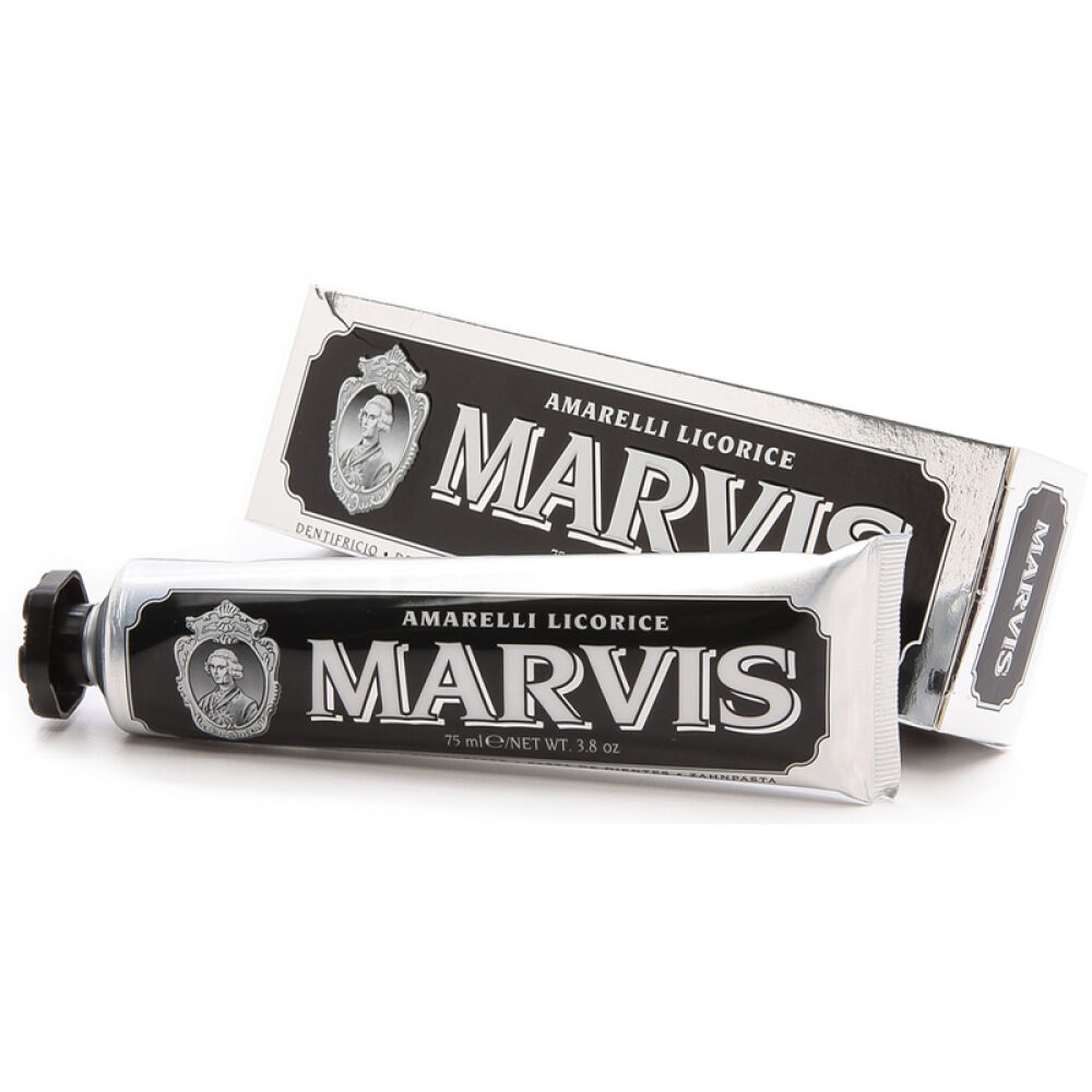 全球购意大利玛尔斯（Marvis）系列甘草薄荷牙膏75ml单支
