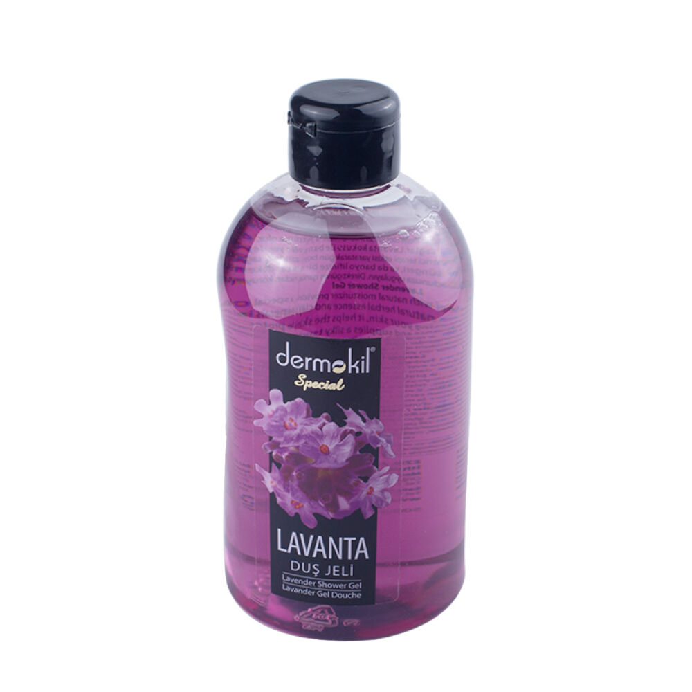 【全球购】土耳其药妆Dermokil天然死海泥女士沐浴露薰衣草沐浴露