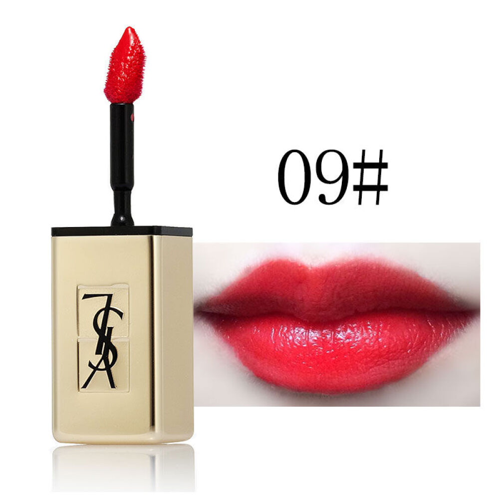 YSL圣罗兰唇彩/口红/唇釉纯色唇釉(9#红柚)6ml
