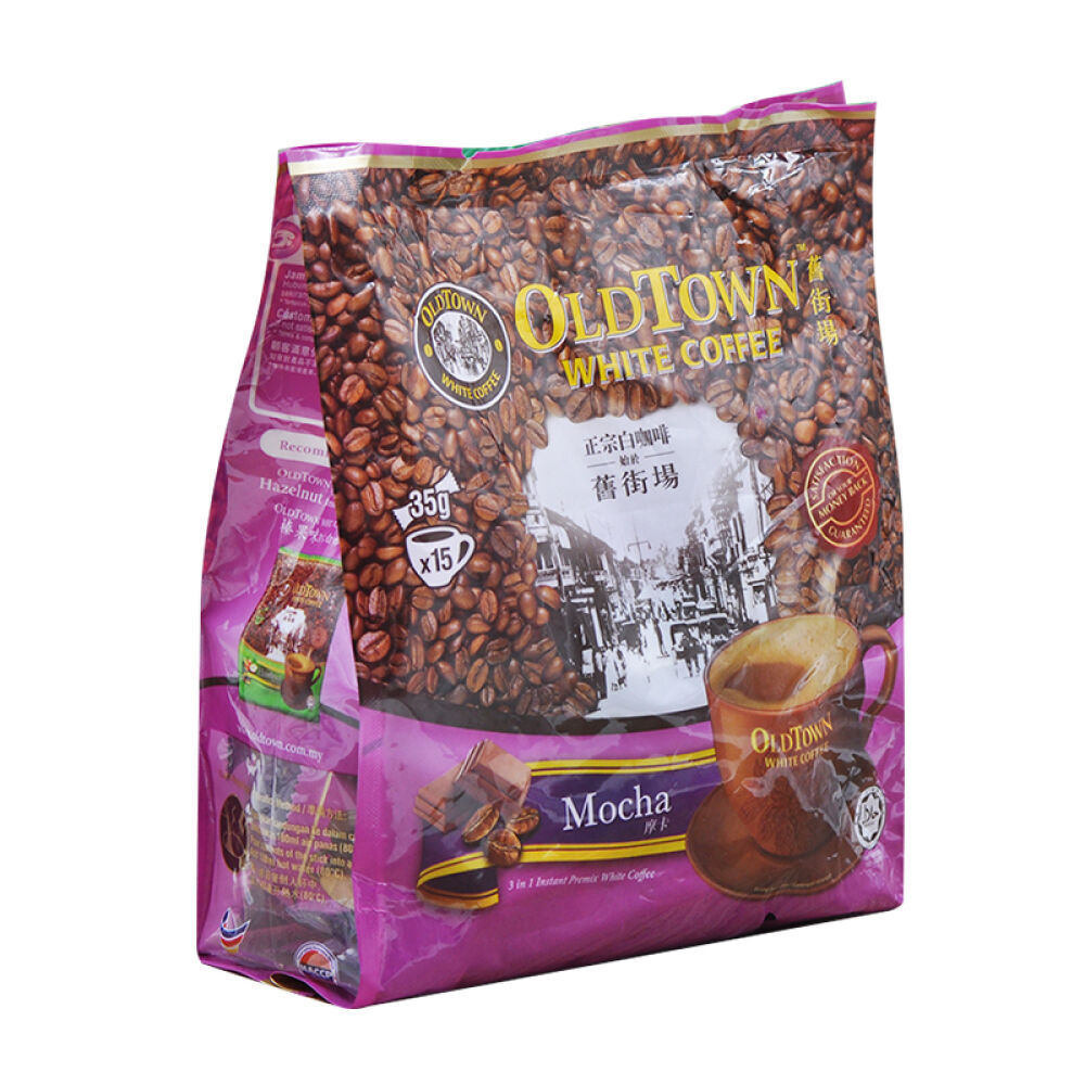 【香港直邮】马来西亚进口OLDTOWN旧街场白咖啡速溶咖啡粉饮料原味进口速溶咖啡白咖啡摩卡味525g