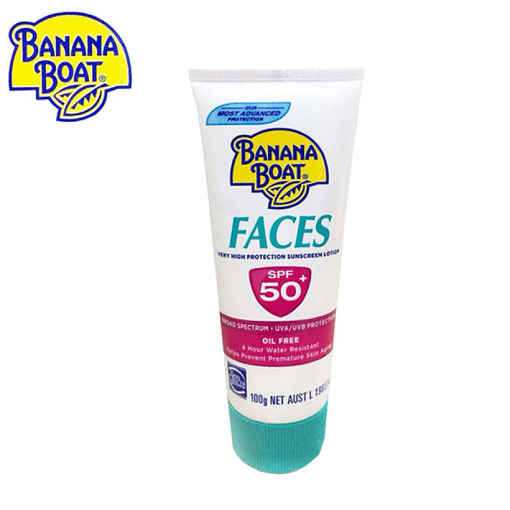bananaboatfaces脸部防晒霜SPF50无油100gX2支价澳洲直邮