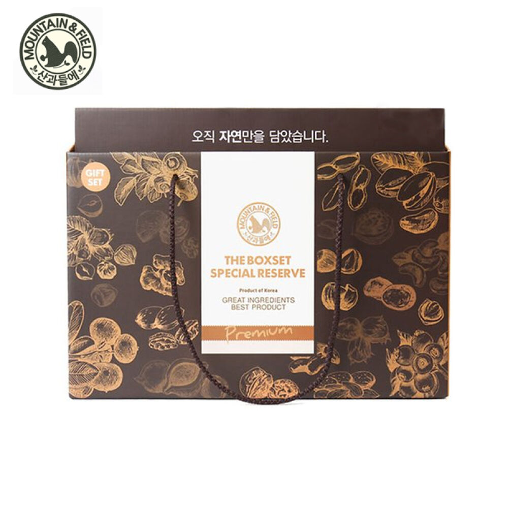 韩国直邮M＆F山野每日坚果混合坚果干果仁零食大礼盒套装20g*60袋BRUNCH蔓越莓