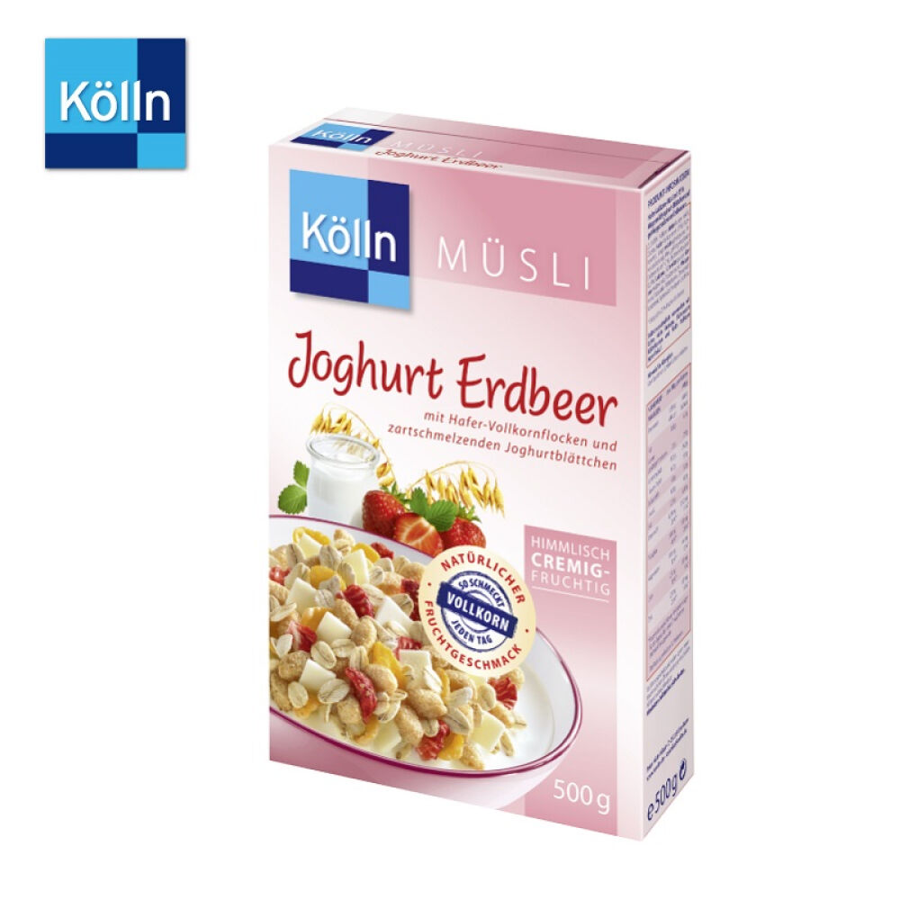 瑞典ICA水果燕麦片营养早餐即食免煮2包组合50%水果坚果+草莓酸奶粒全麦谷物