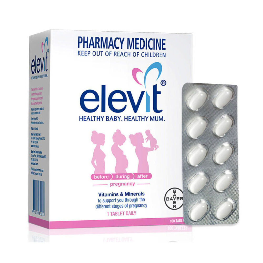 德国拜耳（Bayer）OneADay爱乐维备孕前中后期叶酸孕妇营养复合维生素100片