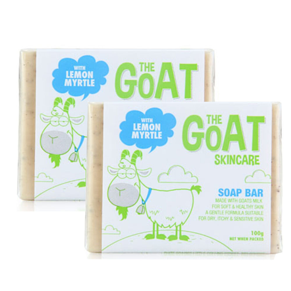 澳洲GoatSoap天然羊奶皂2块洁面沐浴润肤宝宝幼儿敏感皮肤200g柠檬(2块装)