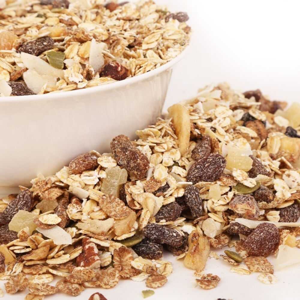 瑞典ICA水果燕麦片营养早餐即食免煮德国ICA50%水果坚果低糖低脂750g