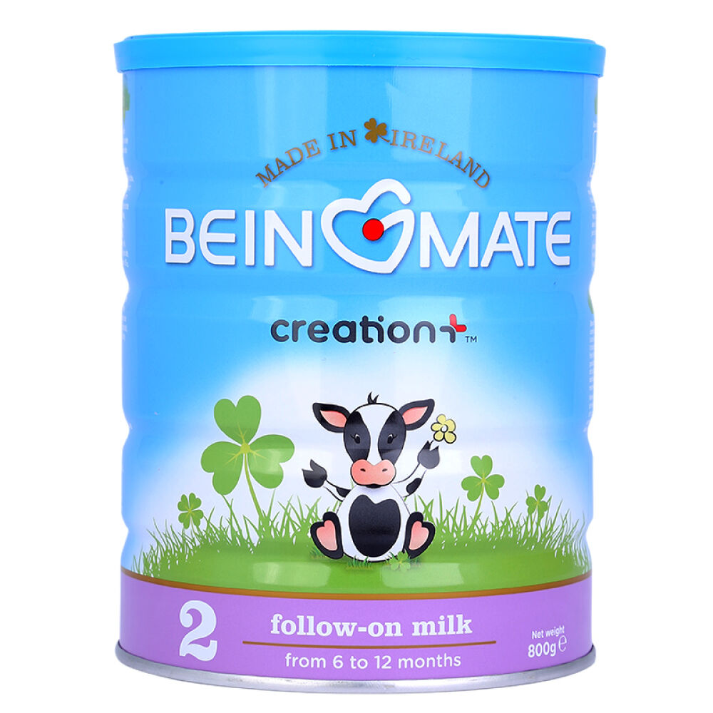 自营贝因美BEINGMATE可睿心婴儿奶粉2段(6-12月)800g爱尔兰原装进口