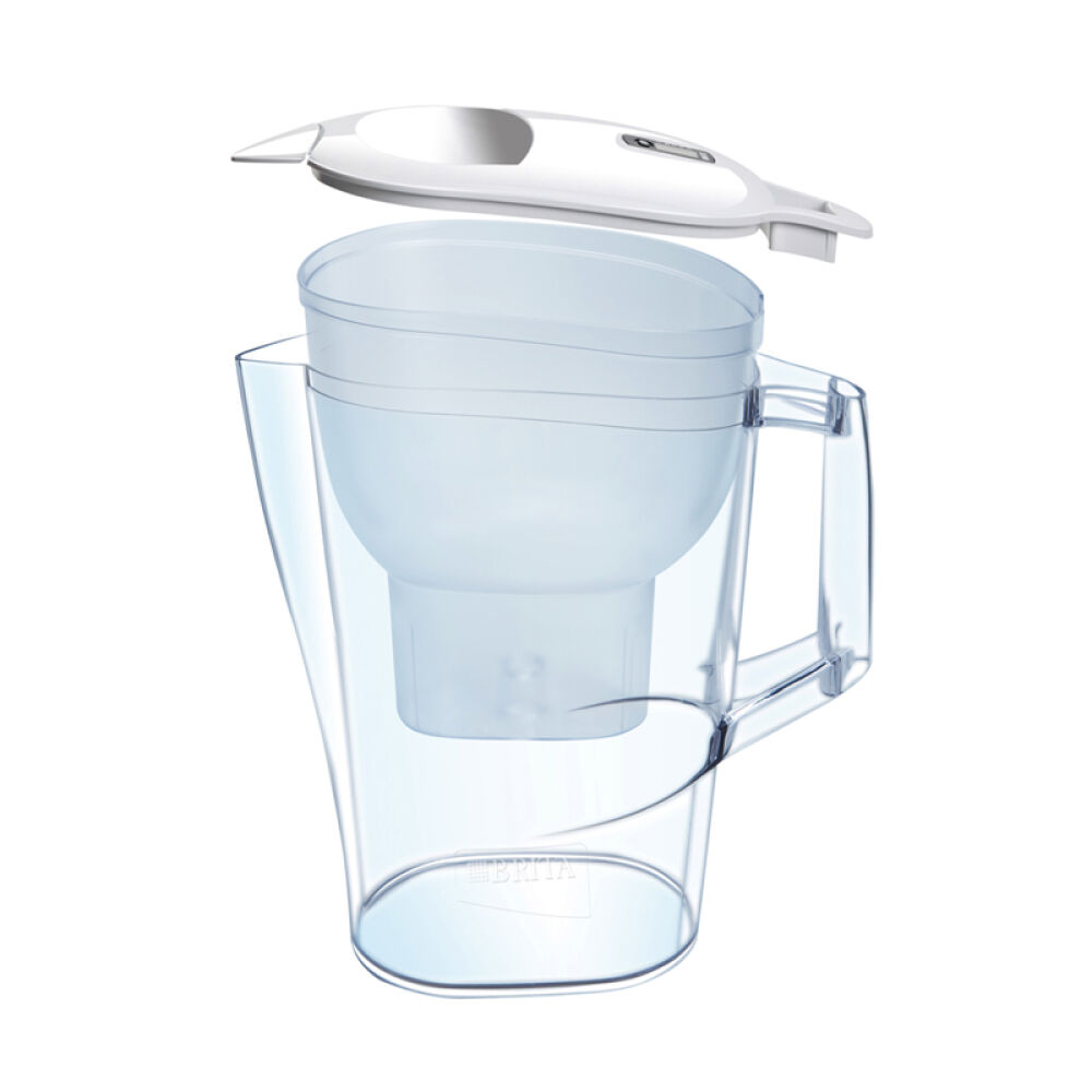 【全球购】碧然德Brita净水机器过滤器滤水壶白色Aluna3.5L一壶一芯