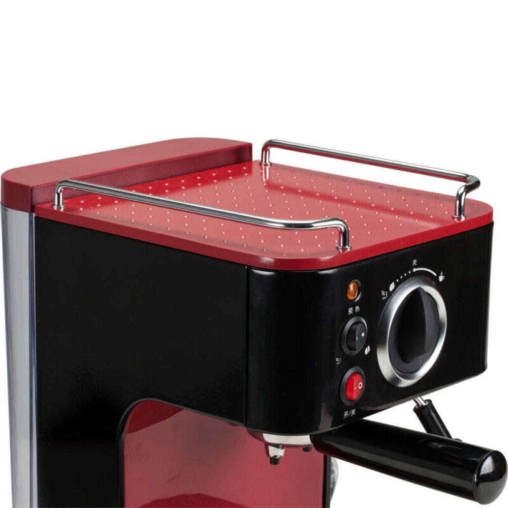 灿坤(EUPA)咖啡机意式半自动家用商用高压蒸汽泵压咖啡机TSK-1819A黑红色
