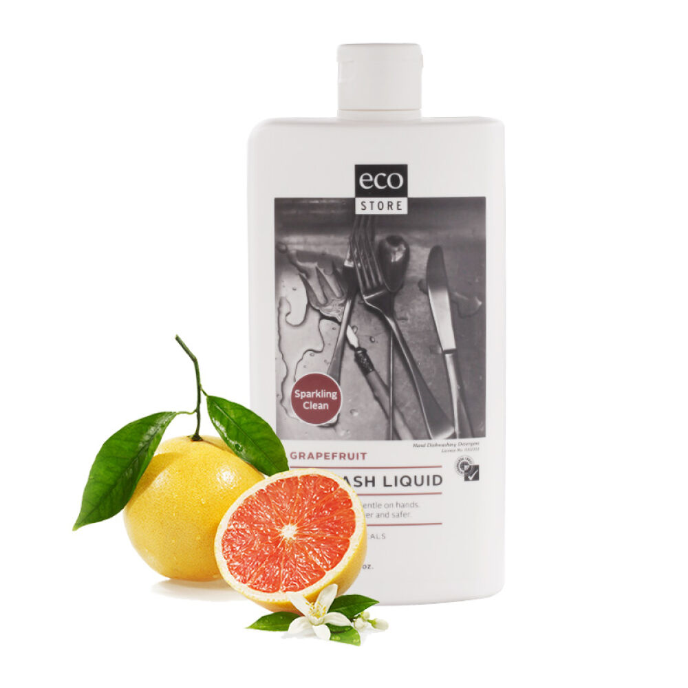 自营宜可诚（Ecostore）天然植物护手洗洁精无添加餐具洗涤剂果蔬清洗剂厨房油污清洁剂葡萄柚味500ml