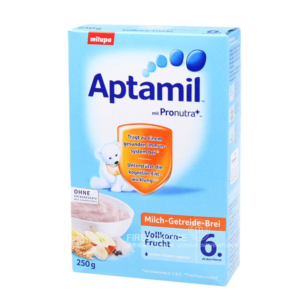 德国爱他美米粉爱他美aptamil米粉牛奶谷物燕麦米粉(6个月以上)*3盒欧洲仓直发