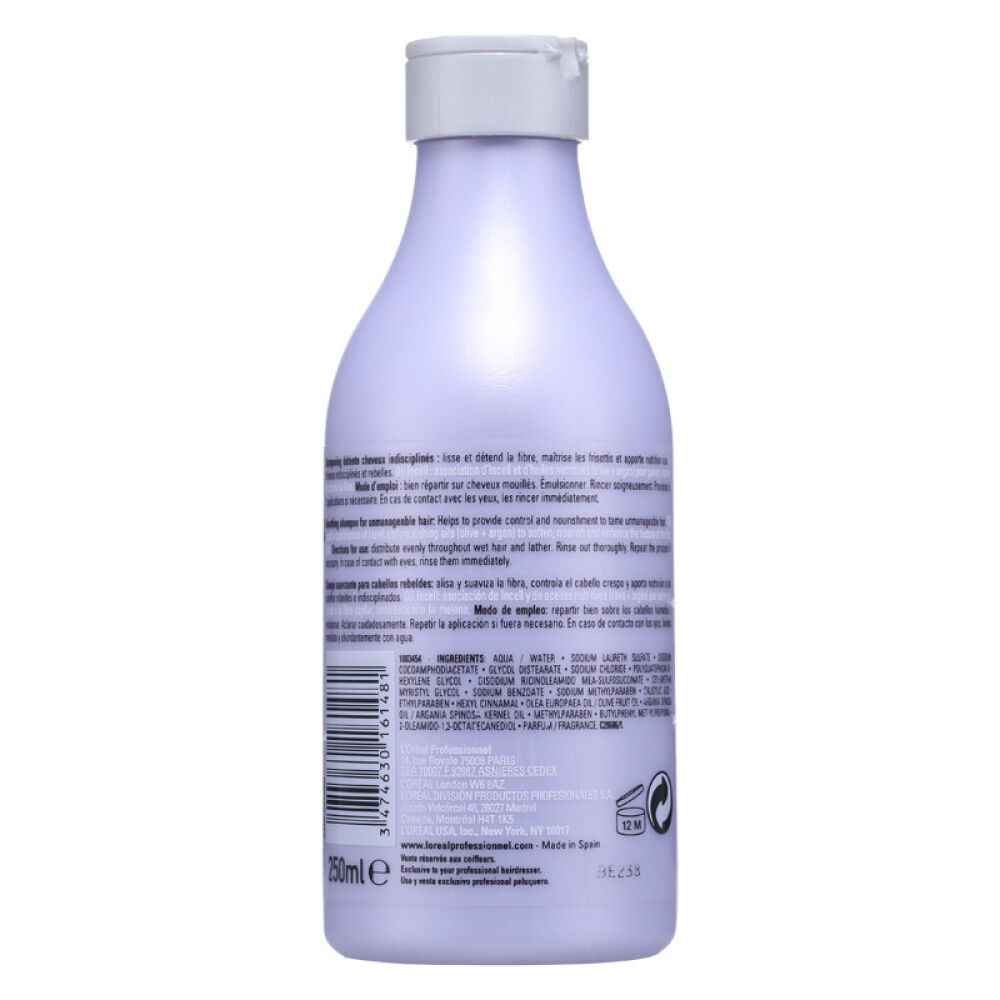 【全球购】【香港地区直邮】LOREAL欧莱雅头发护理顺柔润泽修护干枯毛躁系列洗发水250ml