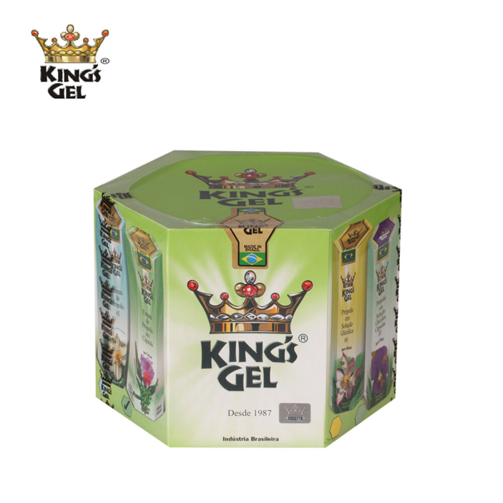 巴西蜂胶（King‘sGel）进口巴西蜂胶不含酒精不含石蜡96号蜂胶*96粒含酒精买5送1