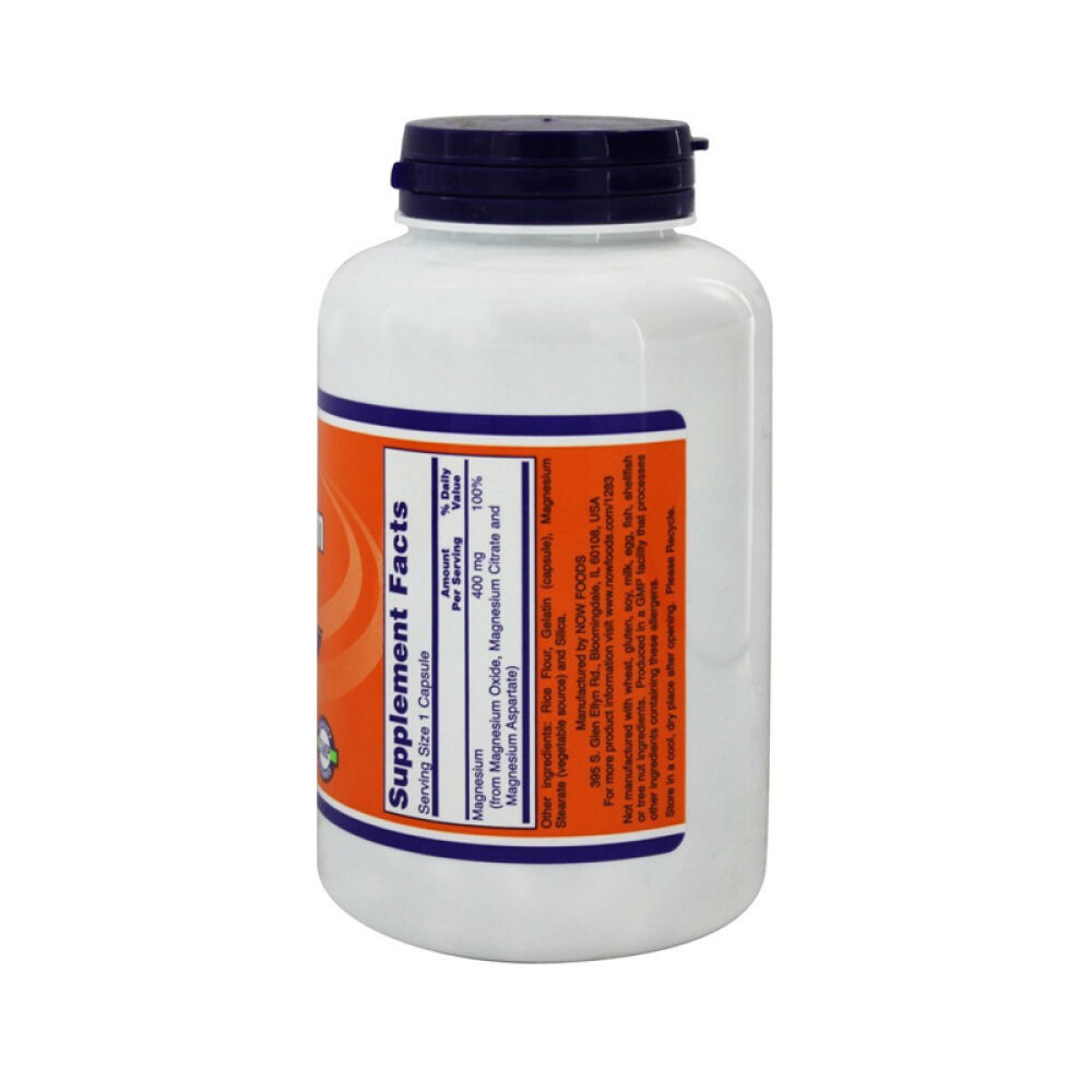 【美国正品直邮】NOWFoods诺奥活化蛋白质蛋白质合成胶囊镁未定义180粒