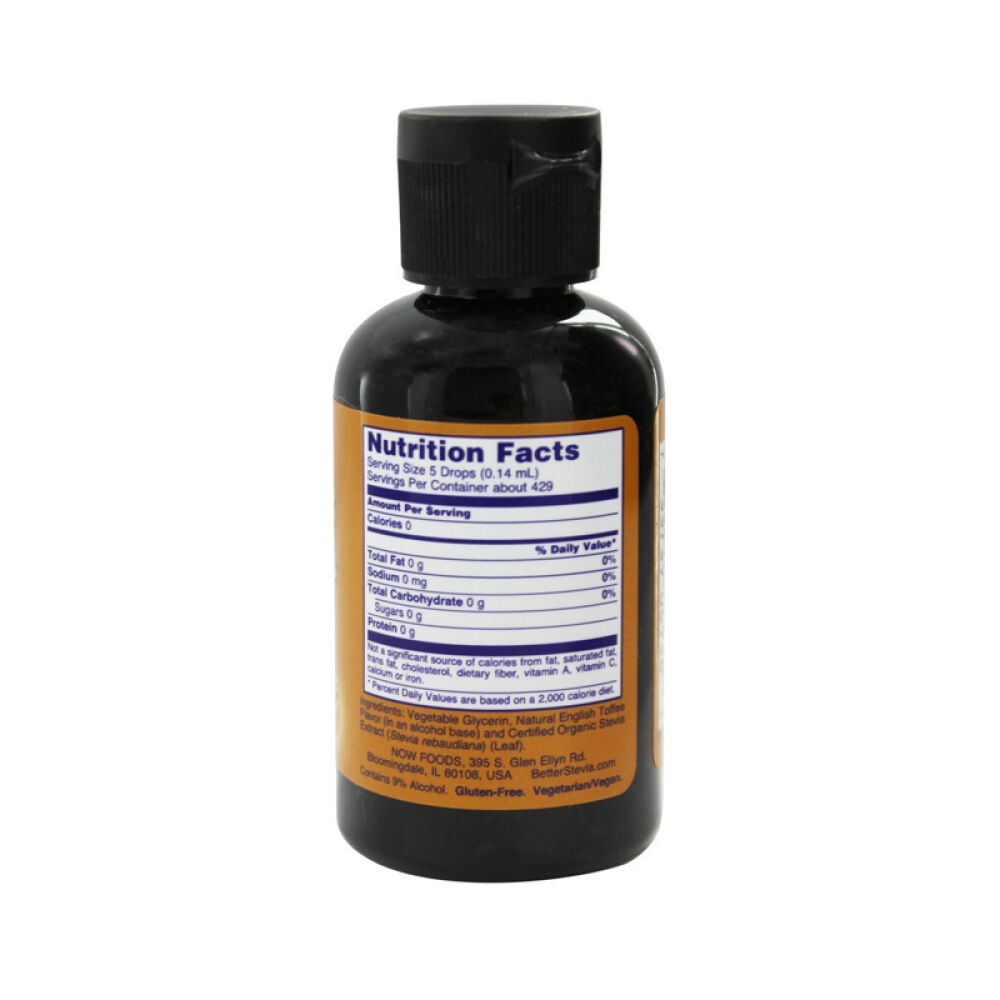 【美国正品直邮】NOWFoods诺奥健康替代品甜叶菊液体甜味剂56克1291322盎司