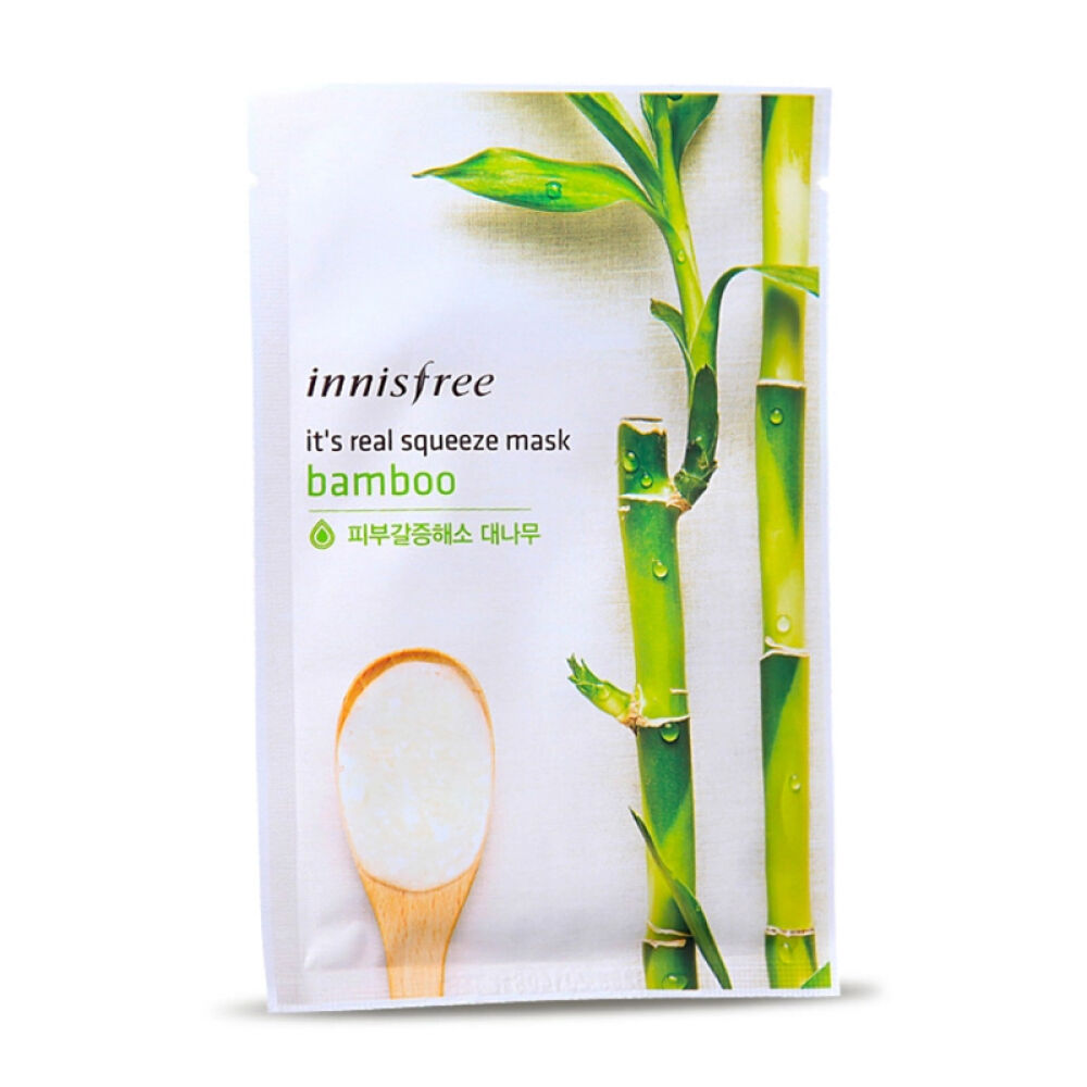 【京东全球购】韩国原装进口Innisfr悦风吟保湿清爽补水香港直邮竹子面膜贴10片