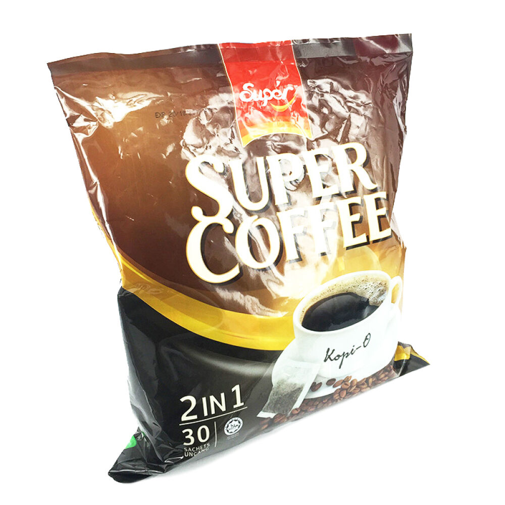 【马来西亚进口】超级2合1即溶咖啡乌（570gx3袋）