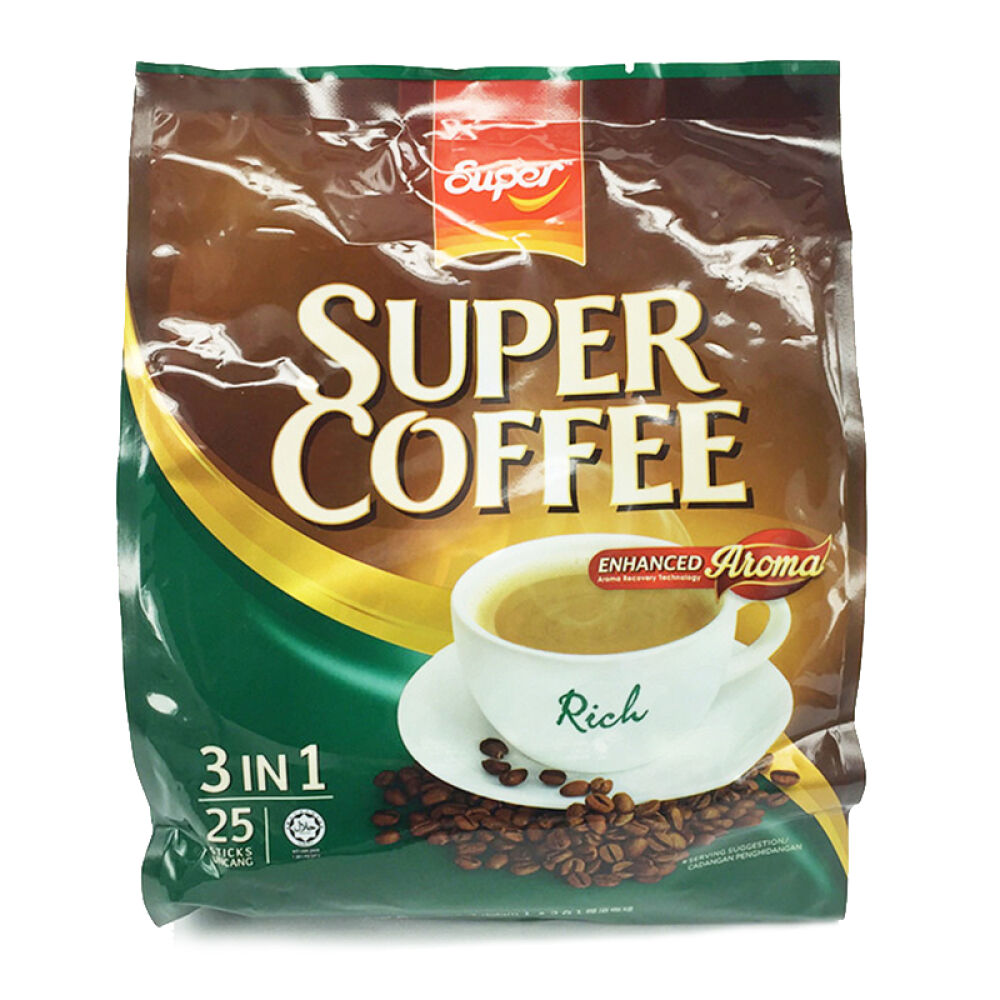【马来西亚进口】超级3合1即溶咖啡特浓（500gx3袋）