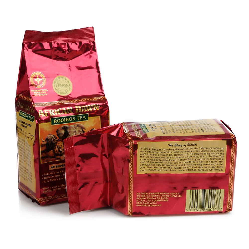 南非博士茶非洲晨曦路易波士茶AfricanDawnRooibosTea茶原味