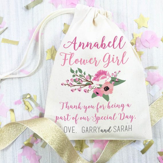 personalisedweddingdaygiftbagforyourflowergirl.