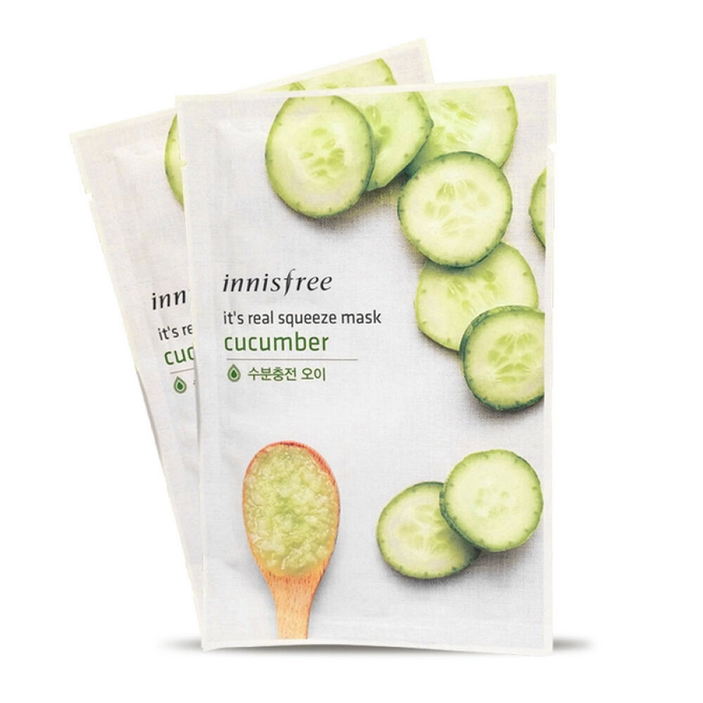 【京东全球购】韩国原装进口Innisfr悦风吟保湿清爽补水香港直邮黄瓜面膜贴10片