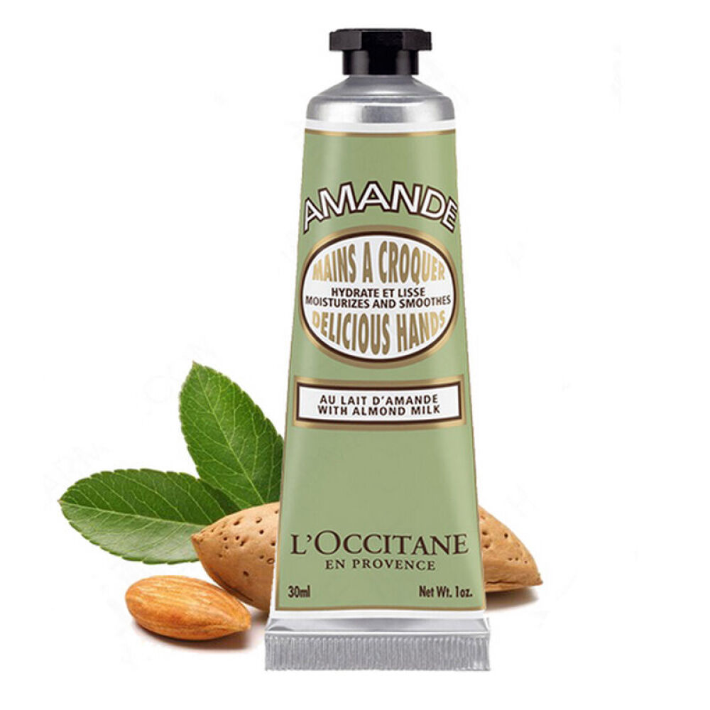 loccitane欧舒丹滋润保湿护手霜杏仁味30ml6504两支装