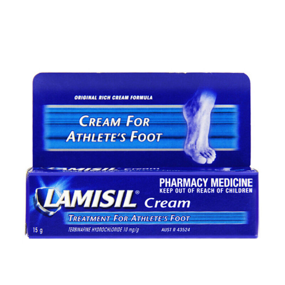 澳洲进口Lamisilcream治真菌足藓/香港脚脚气膏去除脚气脚痒脱皮Lamisil脚气膏15g/支