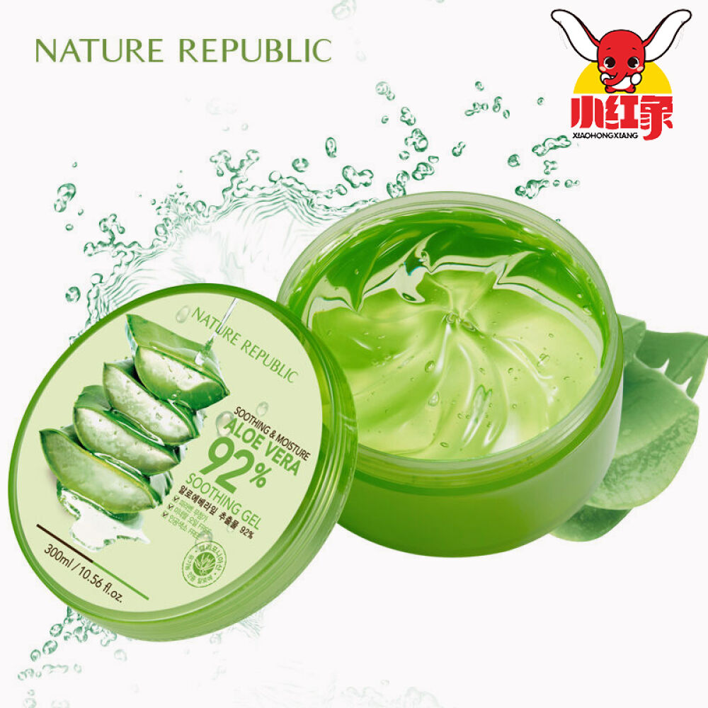 【小红象】自然乐园/NatureRepublic芦荟舒缓保湿凝胶芦荟胶300ml