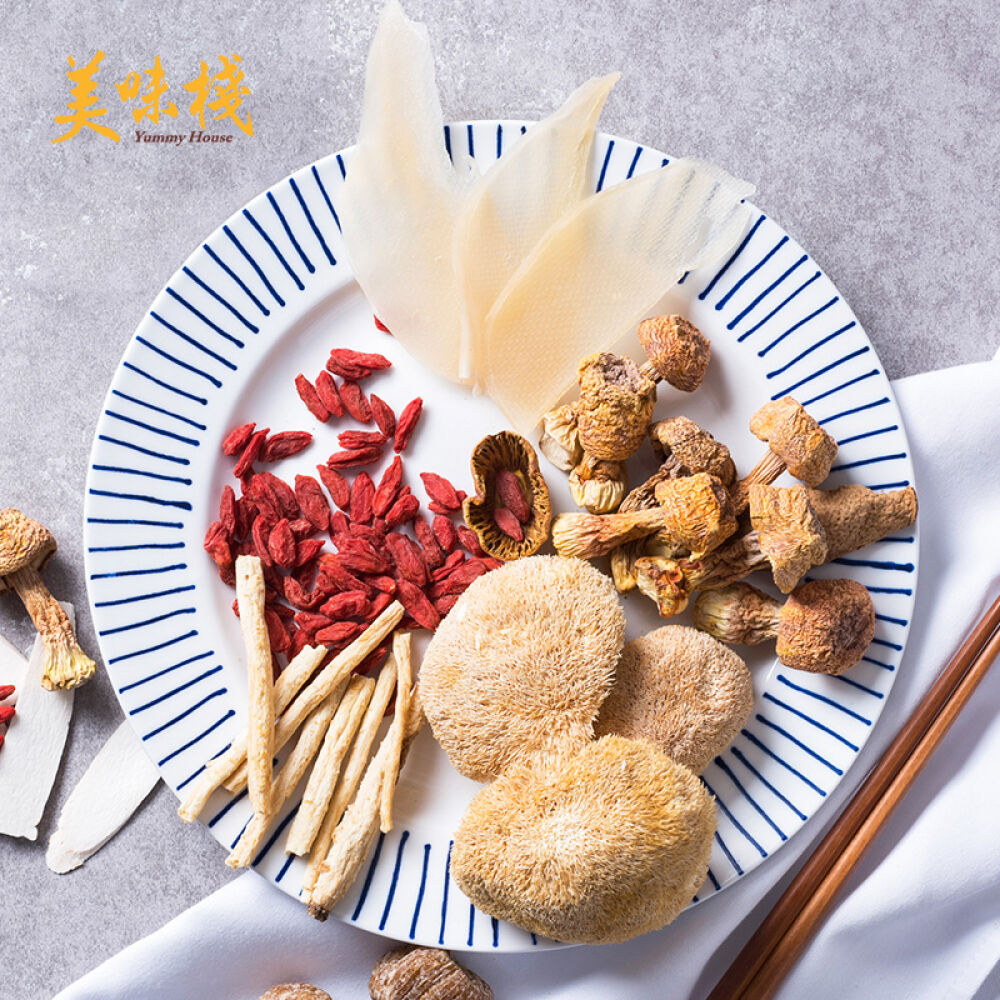 美味栈港式老火汤料包煲汤靓料姬松茸螺片汤