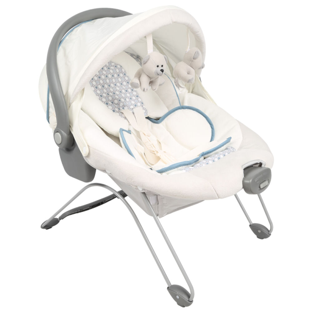 美国葛莱GRACO电动摇椅婴儿婴幼儿摇椅提篮摇椅二合一方便实用电动摇椅滑行者系列棉花色