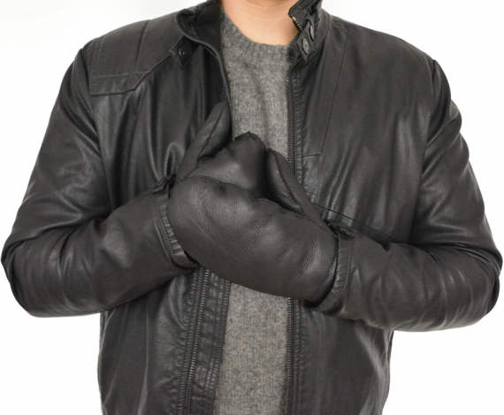LeatherMittens,FurMittens,BlackMensGloves,WarmGloves,GlovesforMen,WinterGloves,ShearlingFurMitten,GenuineLeatherGloves