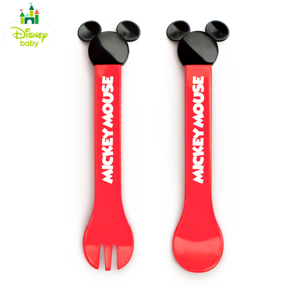 全球购日本进口Disney迪士尼/迪斯尼锦化成米奇-米妮儿童餐具餐盘套装六件套米奇黄色八件套装