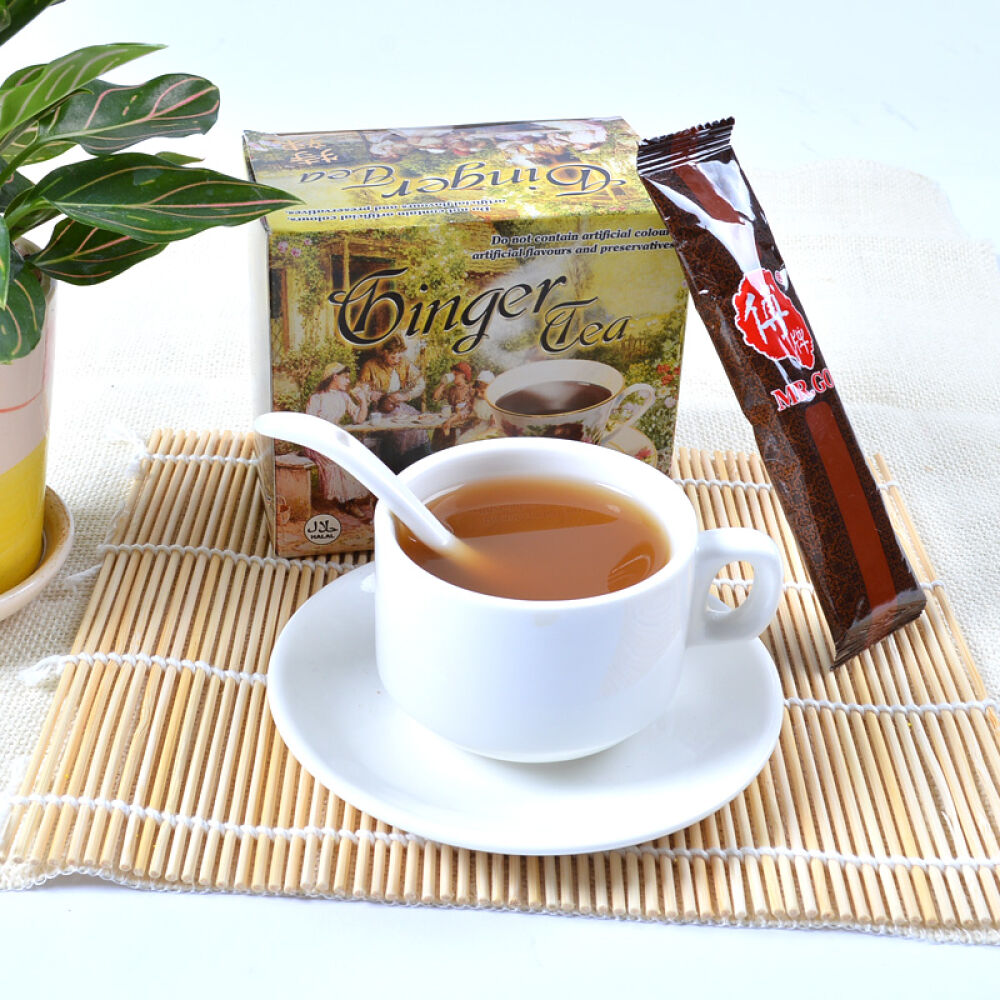 马来西亚进口傅牌姜母茶速溶老姜茶汤驱寒姜汁红糖水原味(20g*10袋)
