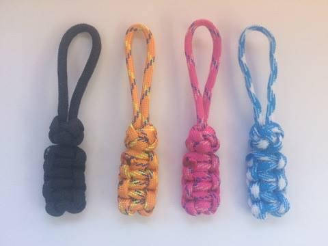 Zipperpulls,550paracord,packof4pieces,keyfob,Keychain