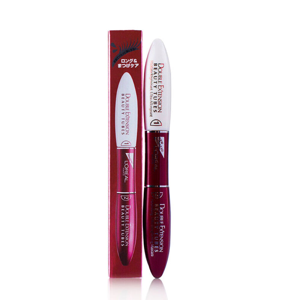 L'oreal欧莱雅红双头睫毛膏浓密惊艳纤长美睫膜睫毛膏7ML7ML